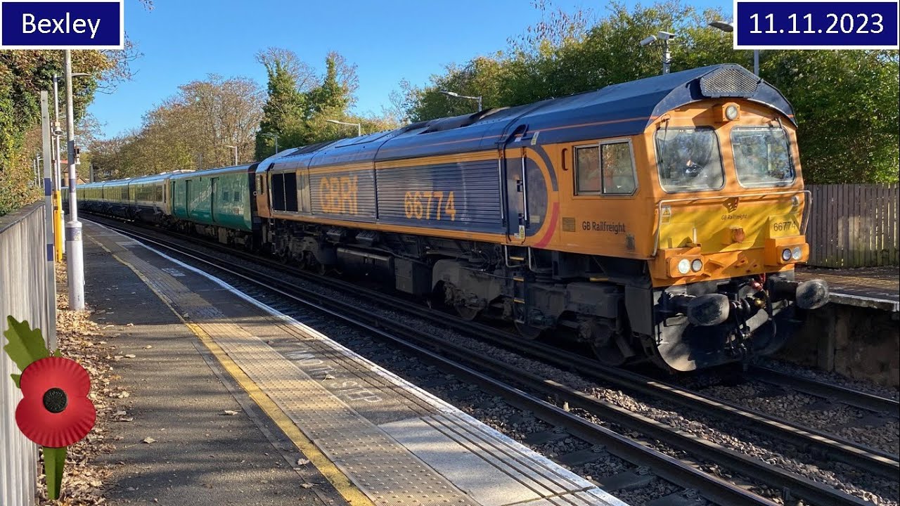*Class 465 Drag* Trains at Bexley - 11.11.2023 &lsquo;Remembrance Day&rsquo;