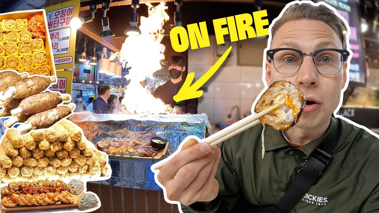 DONGMUN NIGHT MARKET - KOREAN STREET FOOD ON JEJU ISLAND