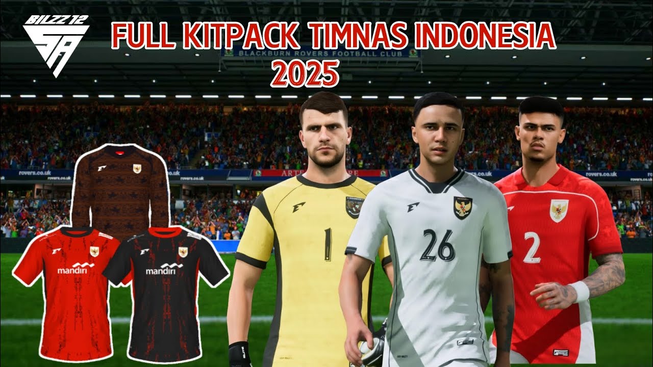 REALIS KITPACK TIMNAS INDONESIA 2025 TERBARU FOR F1F4 16 BY BILL