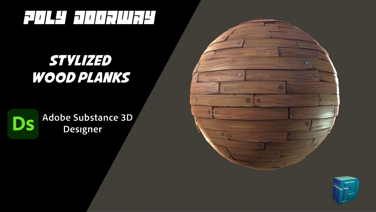 Stylized Wood Planks - Substance Designer