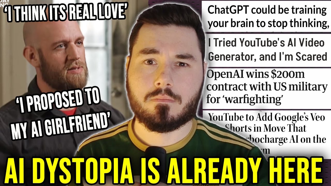 The AI DYSTOPIA is ALREADY Here (AI Girlfriends, Brainrot and AI Slop)