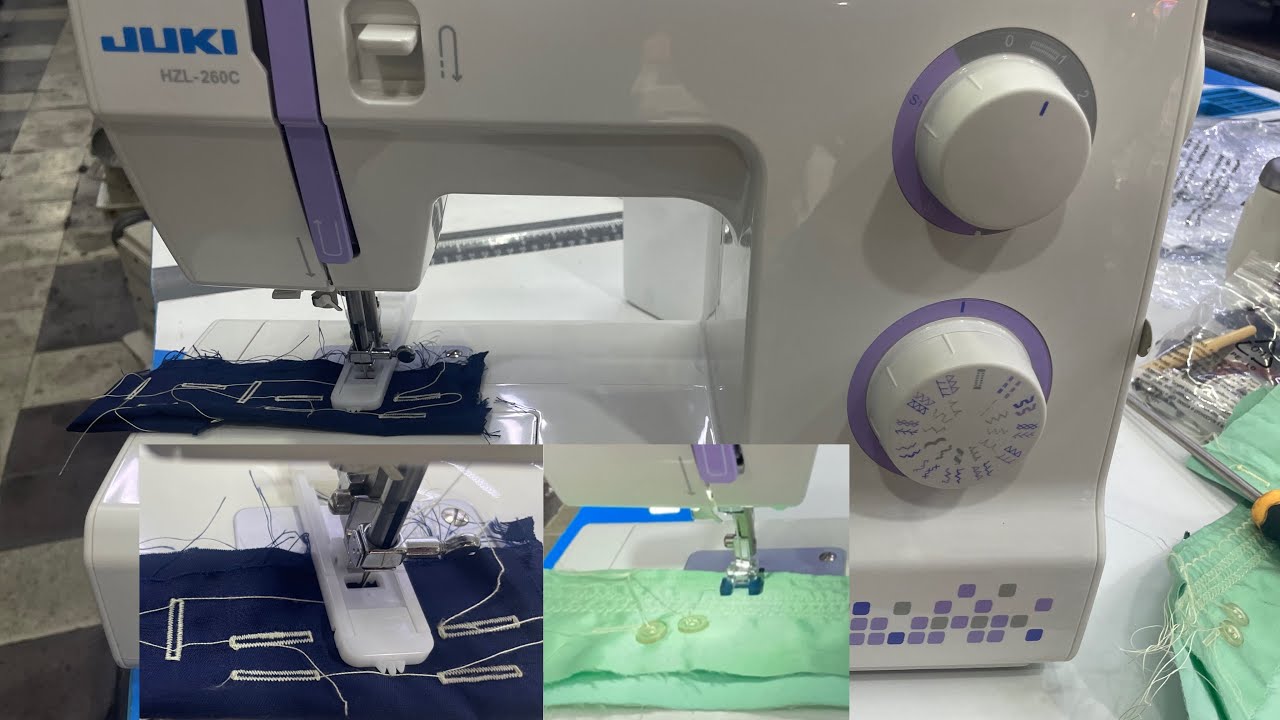 របៀបប្រើម៉ាសុីនស្រេះ JUKI HZL-260C