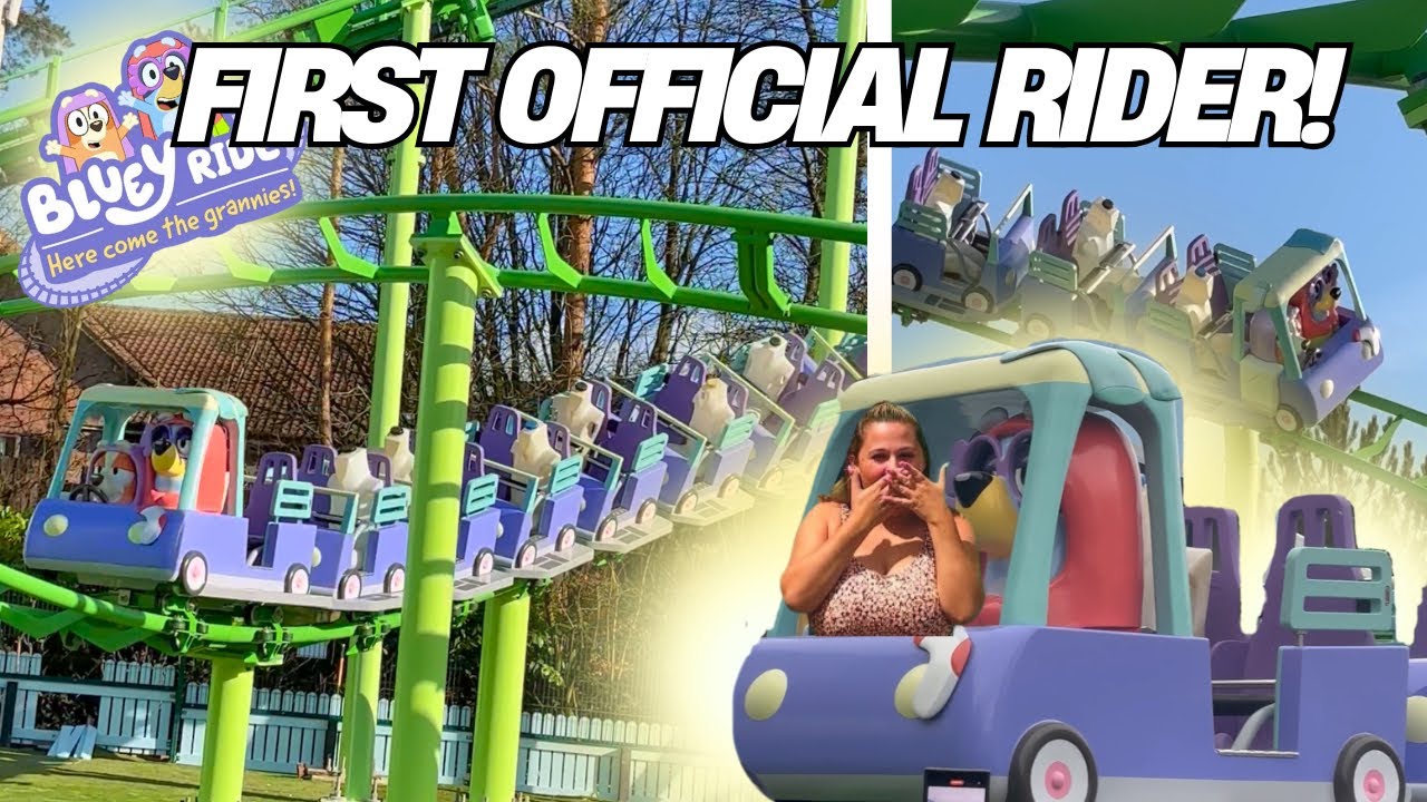 Аттракцион BLUEY COASTER принял первого посетителя! | Отличные новости из Alton Towers! | Февраль...