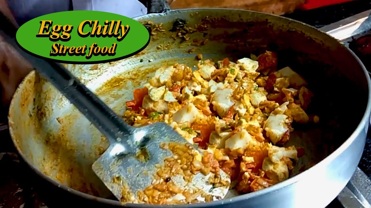 Egg Chilli Mangaluru Street Food - A Favourite from Indian Street Food