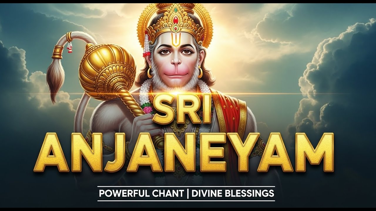 శ్రీ ఆంజనేయం ప్రసన్న హనుమంతం 🙏 | Powerful Telugu Hanuman Devotional Song | Anjaneya Dandakam Essence