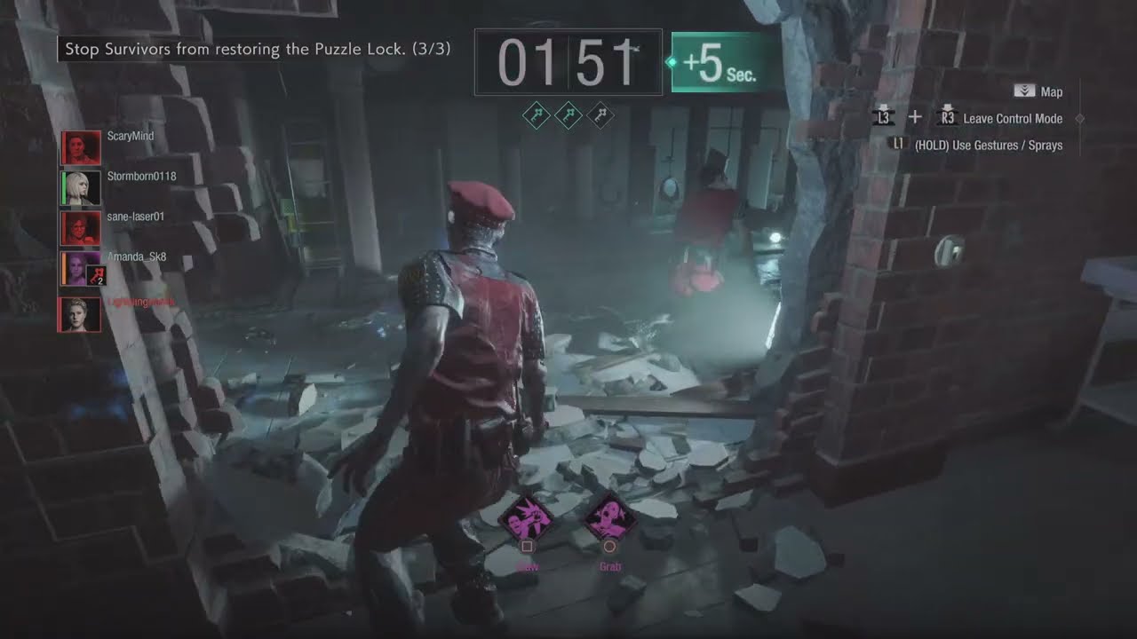 RESIDENT EVIL RESISTANCE: Alex T-Phobos Prototype gameplay