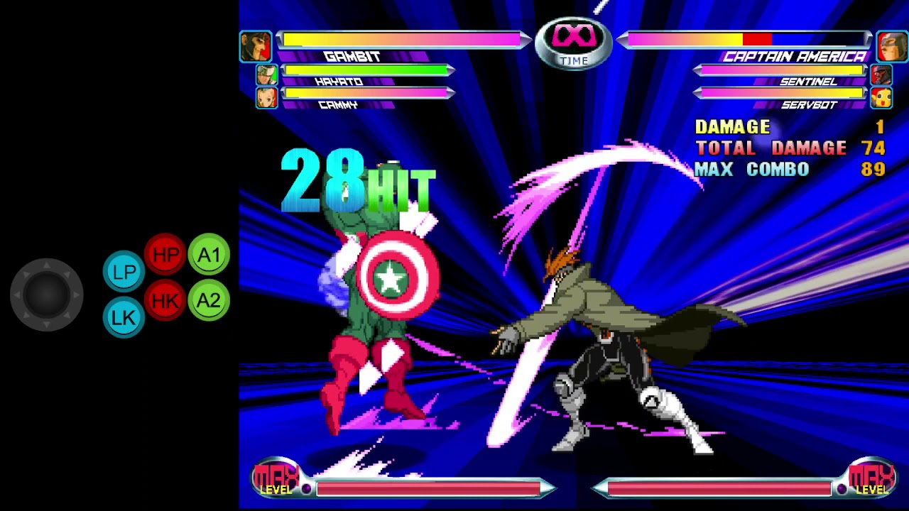 [MvC2] Hayato/Gambit/Cammy mid tier combos