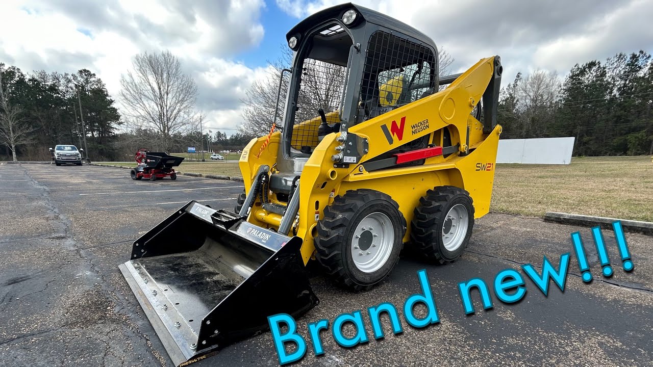 The SW21 Wacker Neuson skidloader!!