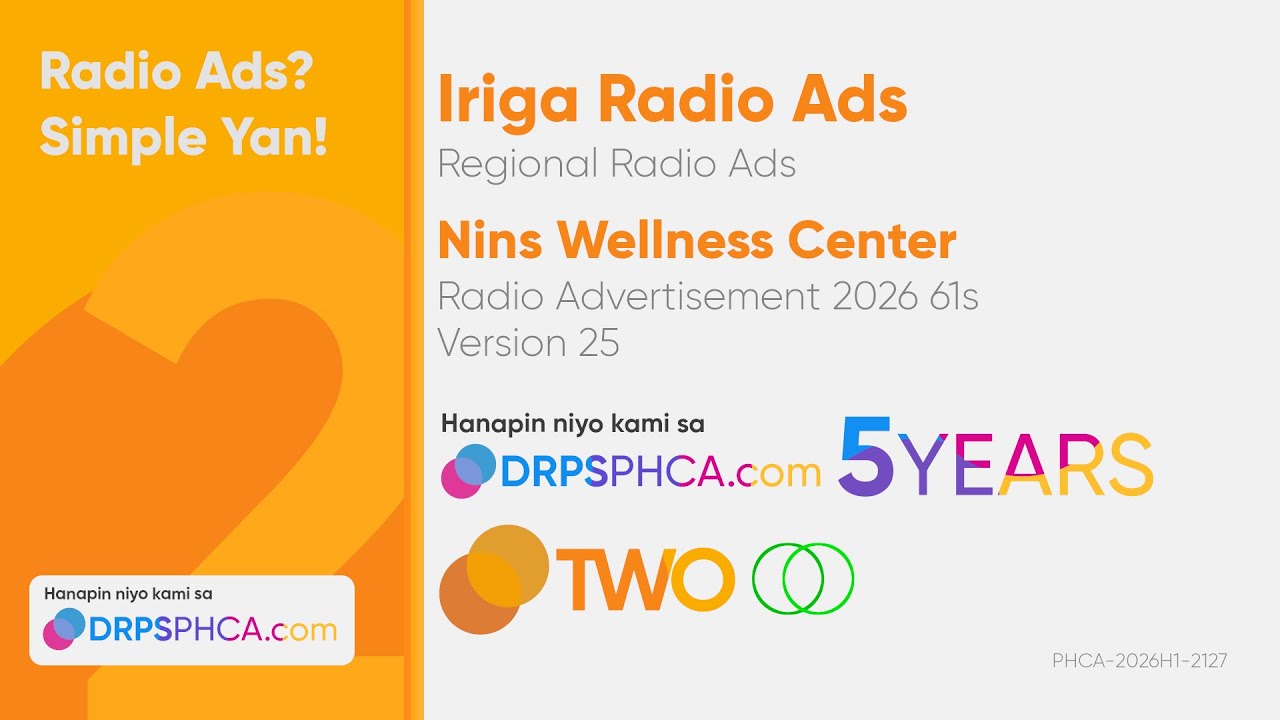 Nins Wellness Center Radio Ad 2026 61s (Iriga City, Version 25)