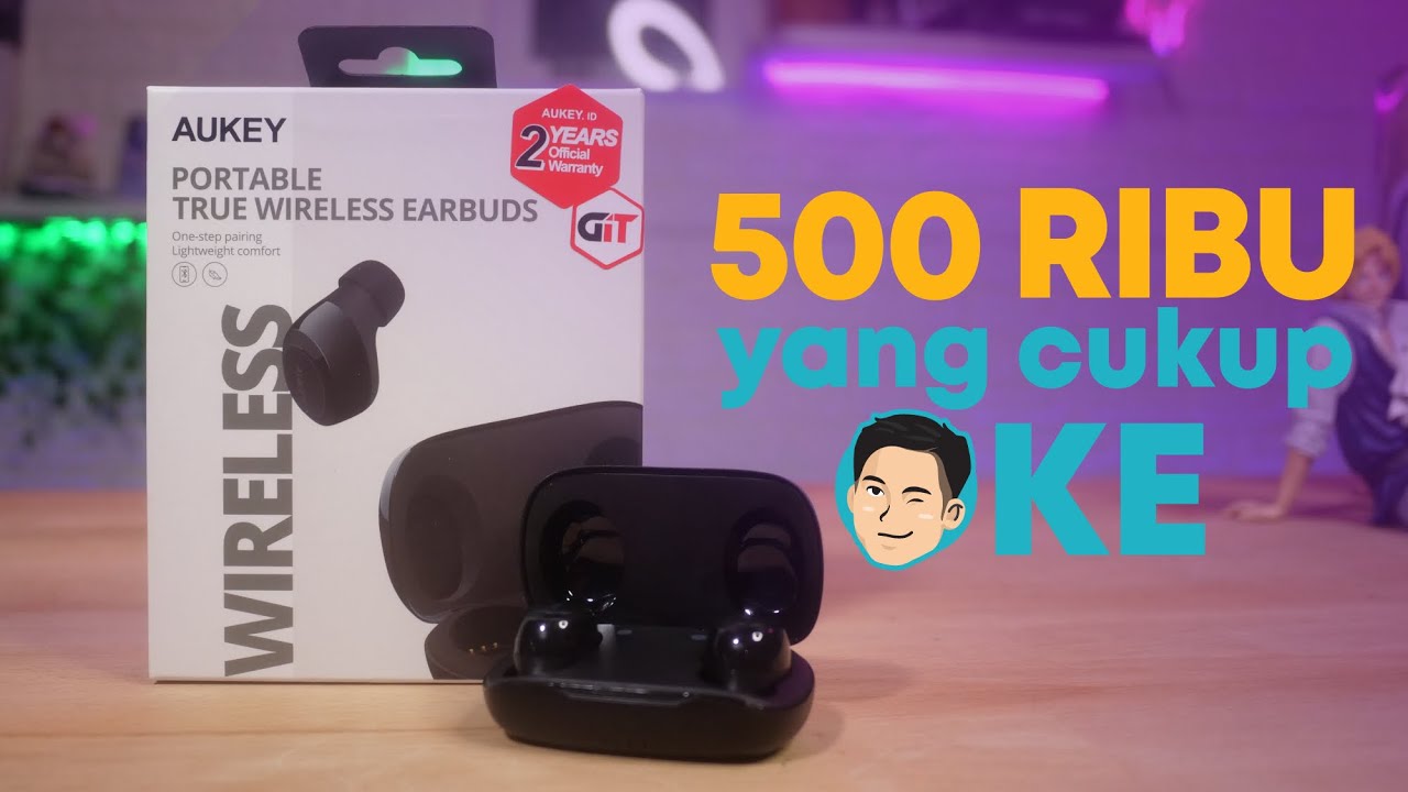 TWS 500 Ribu yang Suaranya Cocok Untuk Siapa Aja! - Review Aukey EP-T16S | Lazy Review