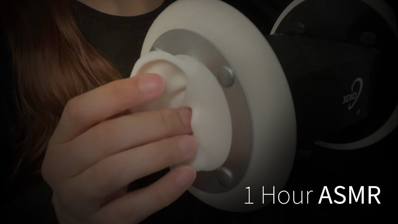[1 Hour ASMR] Finger Ear Cleaning | No talking