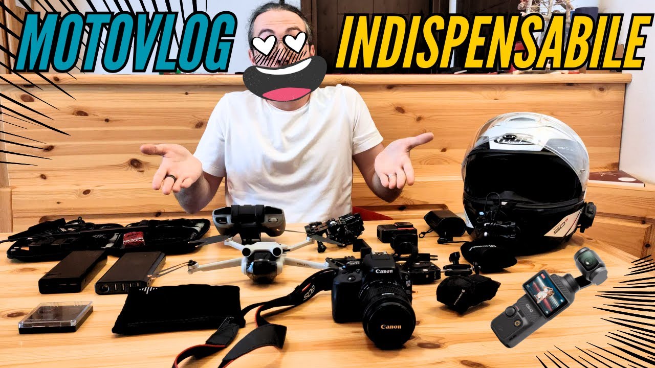 Attrezzatura video FONDAMENTALE per fare MOTOVLOG! 🤯