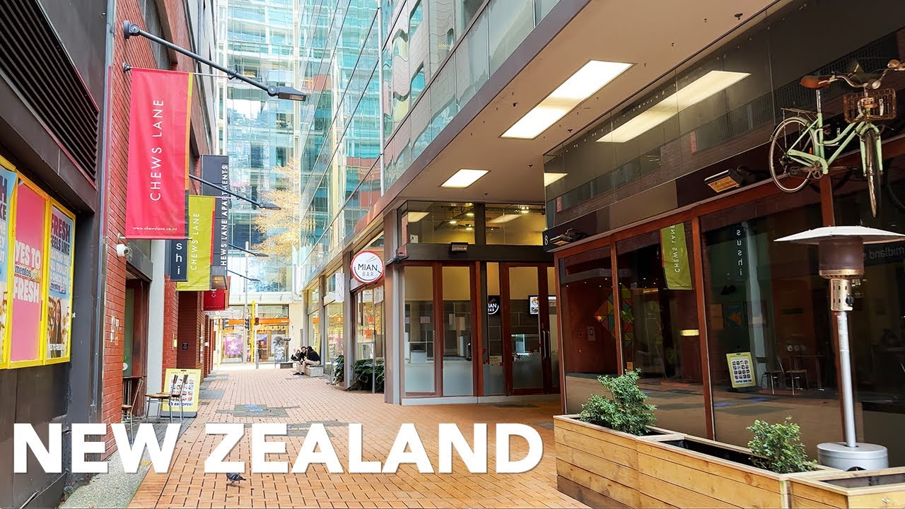 Wellington CBD Morning Walk | Autumn City Streets & Hidden Underground Lane 🍂