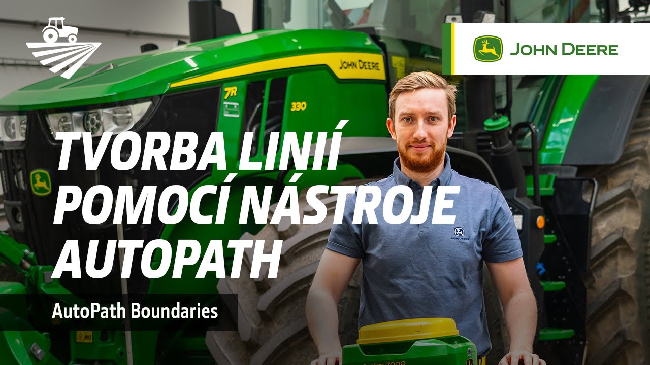 Tvorba naváděcích linií pomocí nástroje AutoPath Boundaries