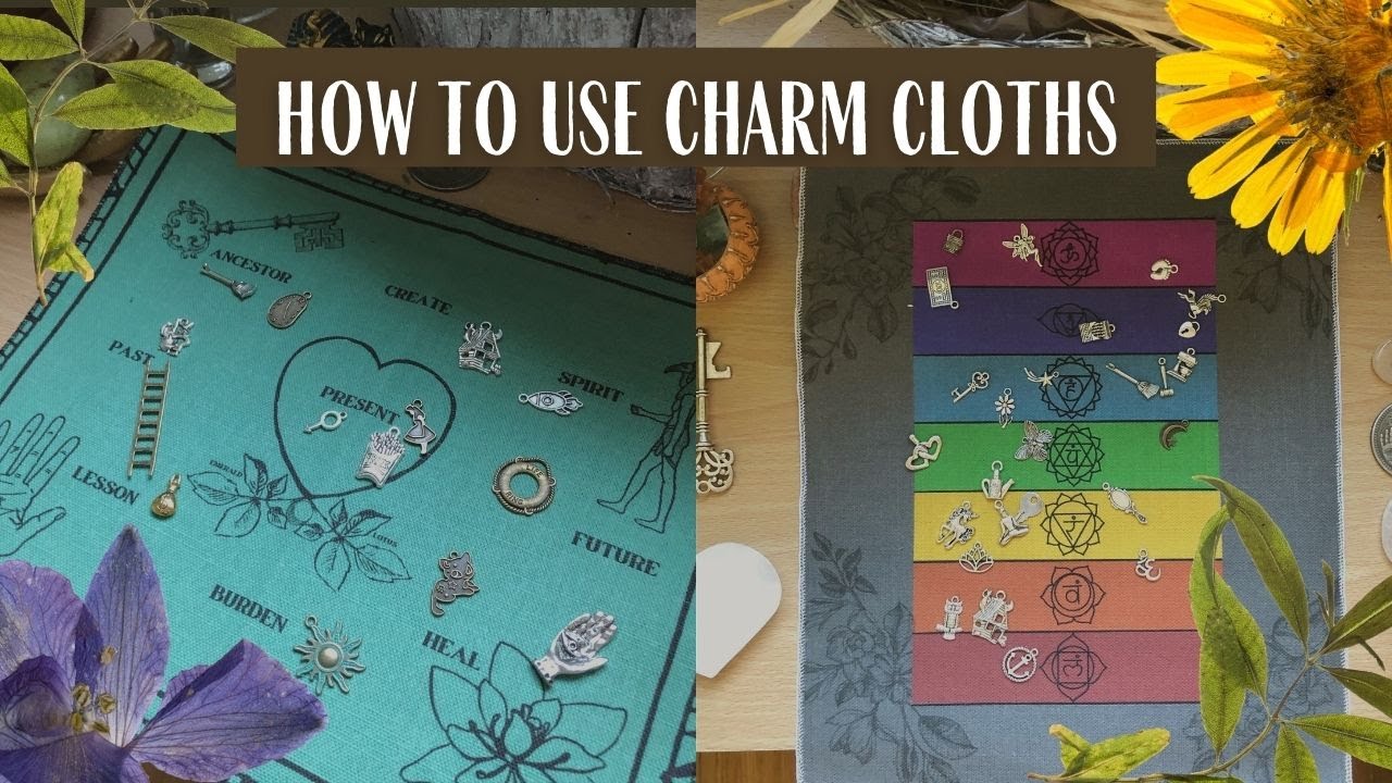 Using My Charm Casting Cloths 🧡Learn Divination 🔮 Easy, Intuitive, Fun