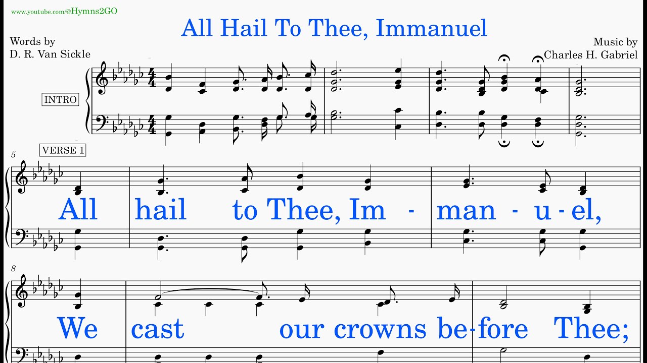 All Hail, Immanuel  (Gabriel - Van Sickle) [v1] [REPLACED]