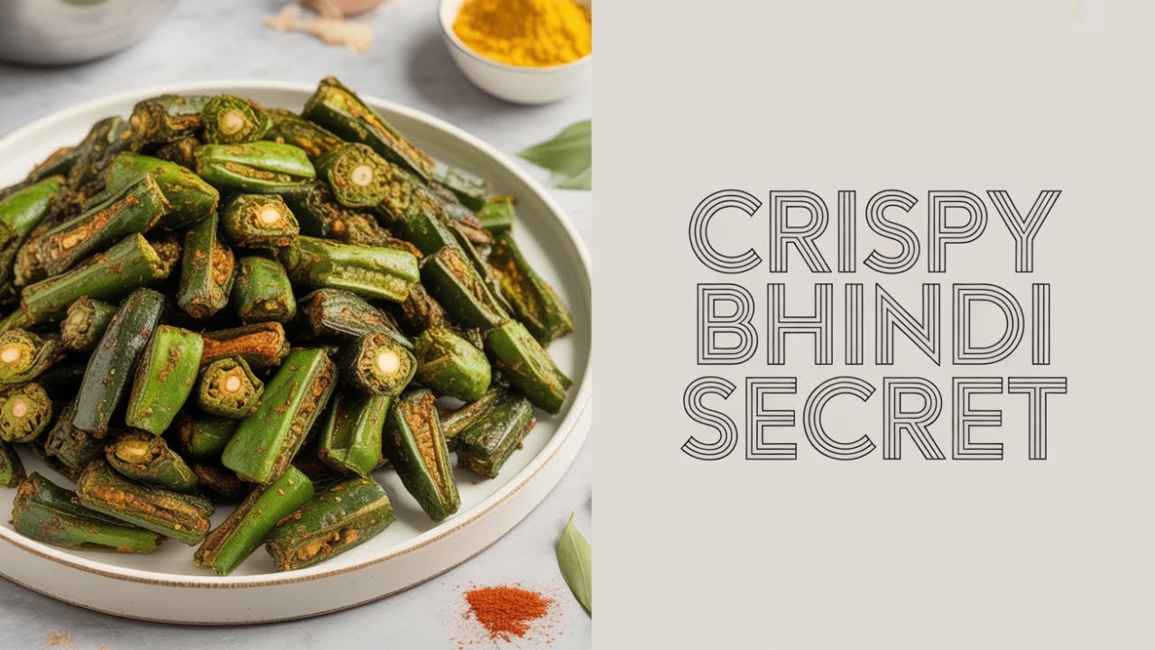 Chatpati Bhindi Fry in 15 Mins NonSticky Bhindi Recipe