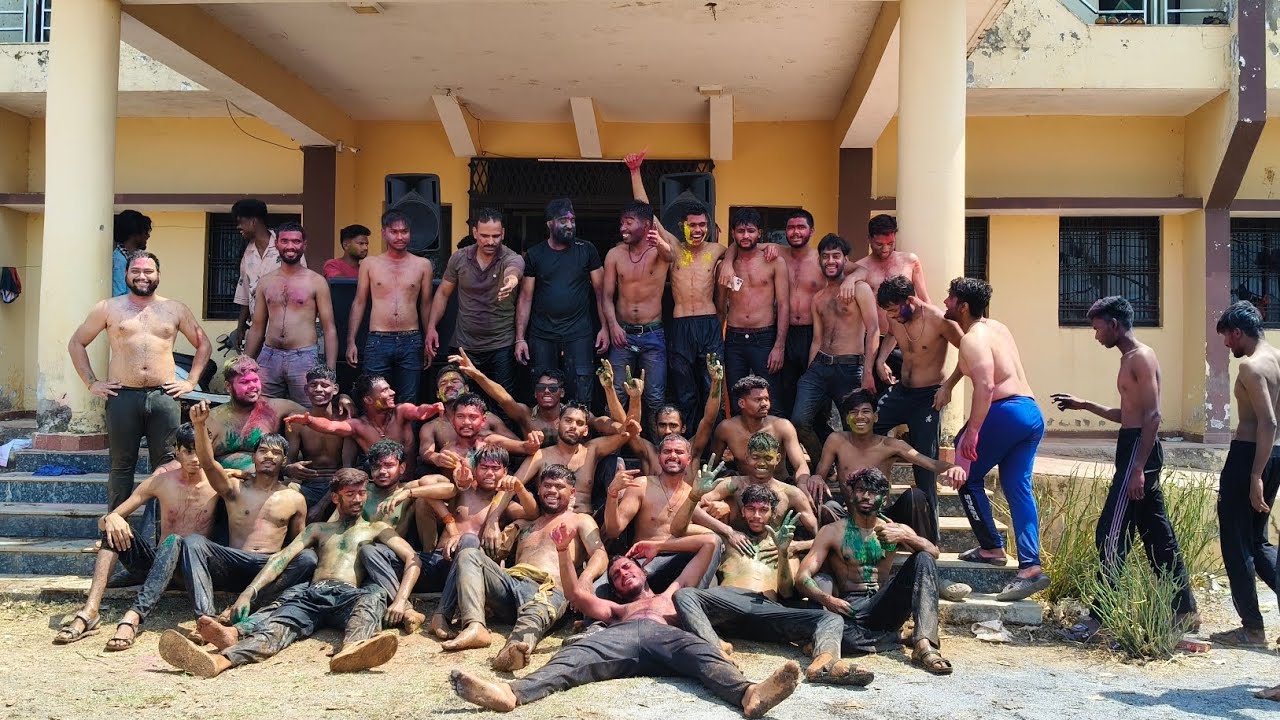 Holi Celebration 🥳🎉 Full Enjoy 😁 Lifestyle Trible boy ❤️04/03/2026