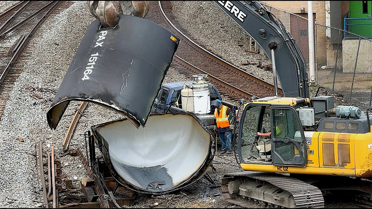 TANK CAR UPDATE - Derailed Norfolk Southern Train -  Harrisburg, Pa.