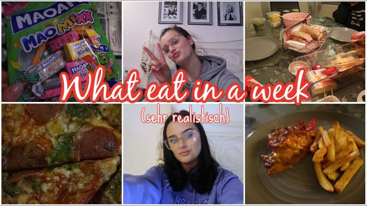 What i eat in a week (sehr realistisch & ungesund)