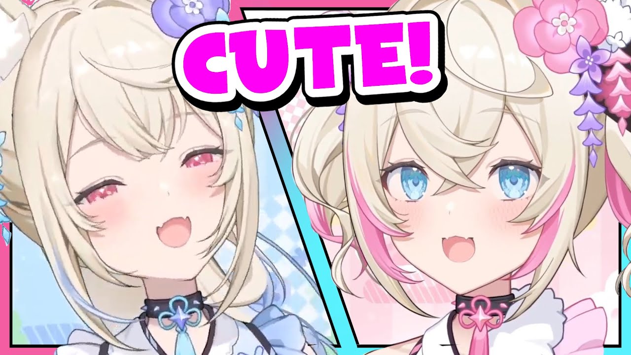 Mococo's cuteness and Fuwawas physics broke chat