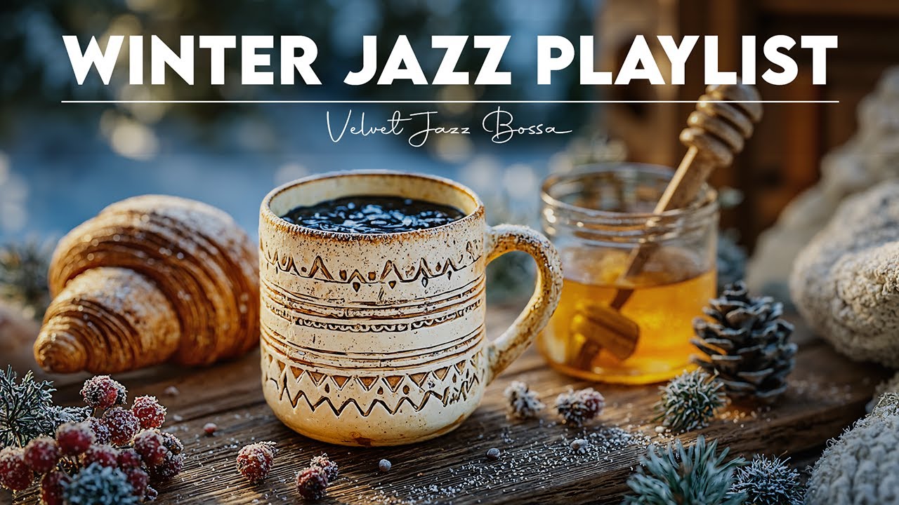 Winter Coffee Jazz Playlist ☕🎶 Cozy Coffee Morning & Winter Vibes | Relaxing Bossa Nova Study Focus
