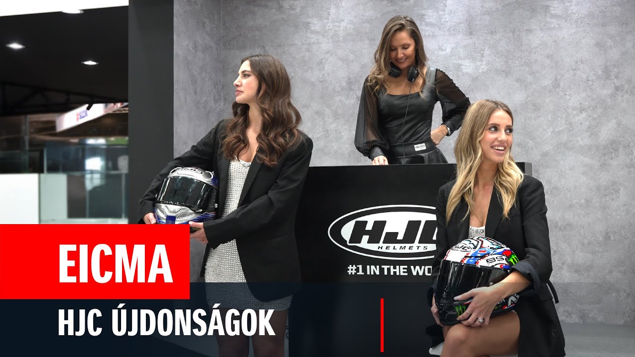 #EICMA: #HJC újdonságok első kézből! 🏍️🛡️ #hjchelmet