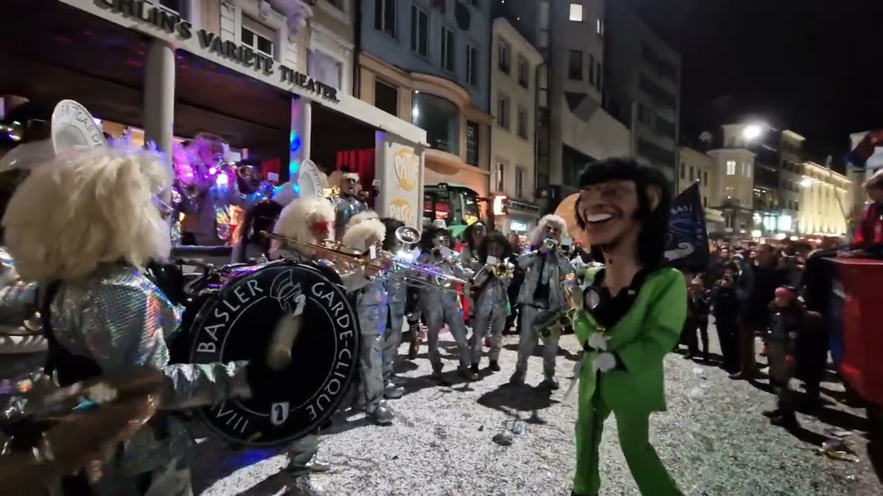 Escargots-Fratze 1993: Baslerfasnacht 2024 Auftritt @baslergarde