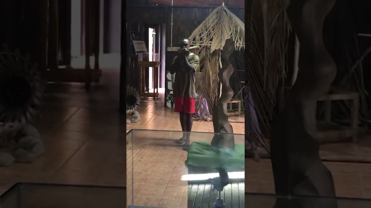 Blowing The Abeng | Jamaican Maroon Culture #Shorts