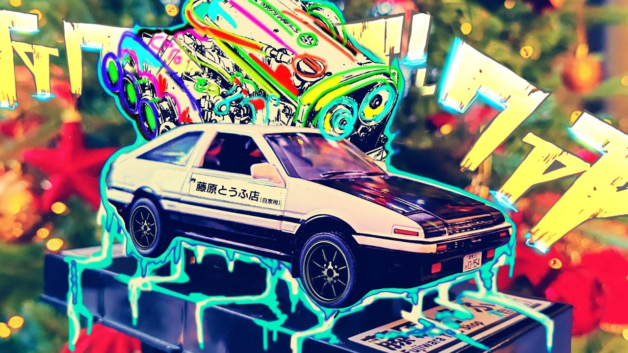 НОВОГОДНЕЕ Воссоздание toyota sprinter trueno ae86 из initial d в SLRR