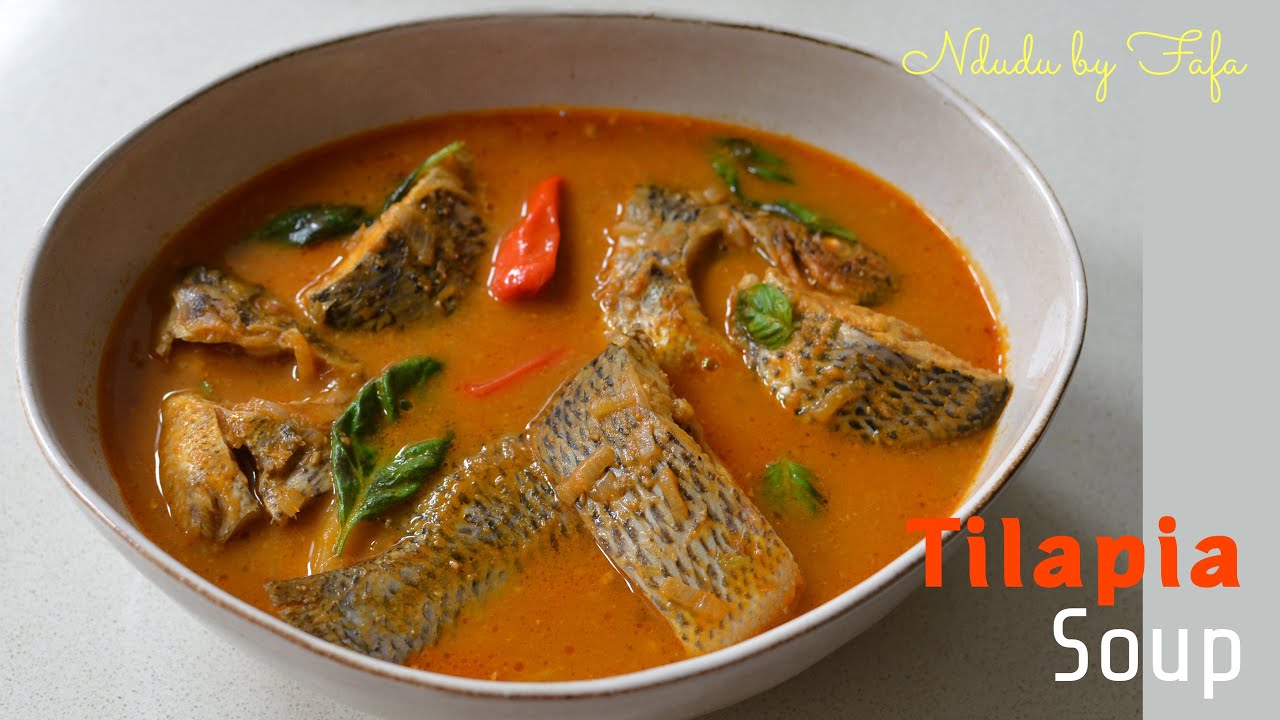 TILAPIA SOUP ✔️Traditional Ewe Recipe /Akpa Detchi ✔️Filmed in Ghana