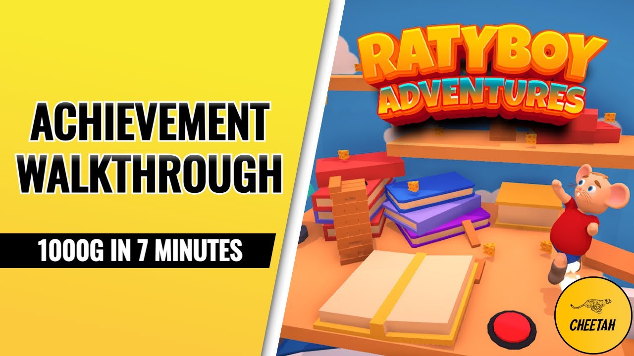Ratyboy Adventures - Achievement Walkthrough (1000G IN 7 MINUTES)