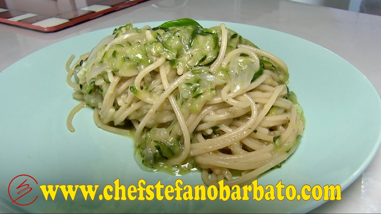 Spaghetti con Crema di Zucchine
