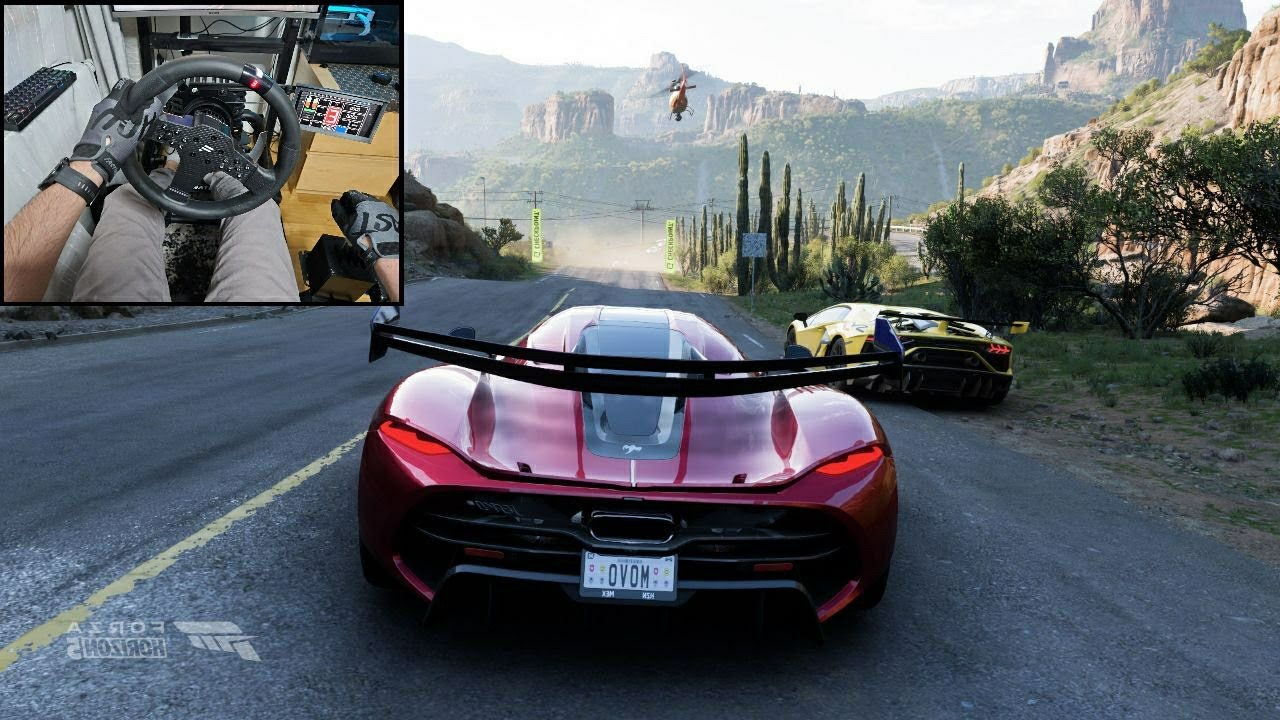 Koenigsegg Jesko vs Hypercars | Forza Horizon 5 Racing Gameplay | Fanatec Steering Whee 4K