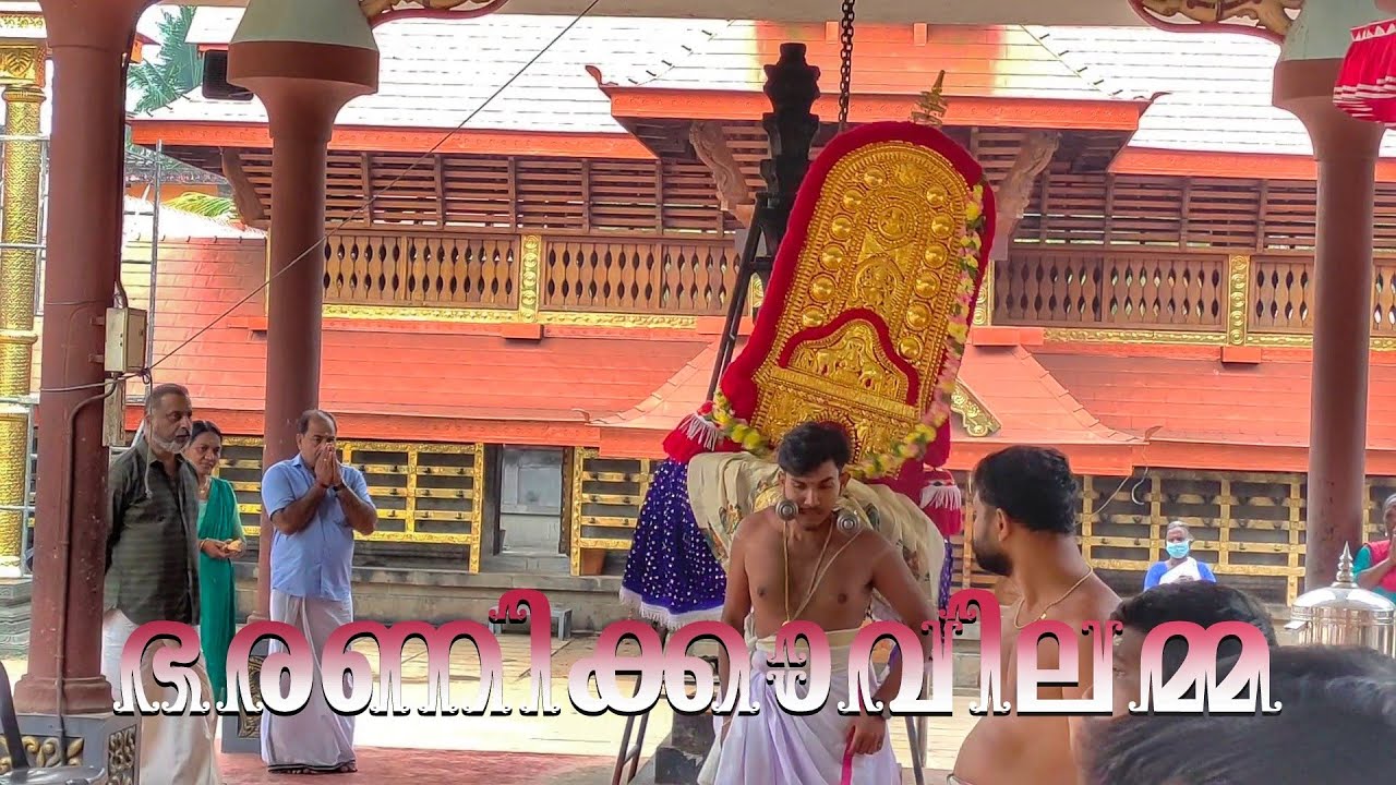 ഭരണിക്കാവിലമ്മ യുടെ പറക്കെഴുന്നള്ളത്ത് 2026 bharanikavilamma para ezhunnallathu jeevathakali 
