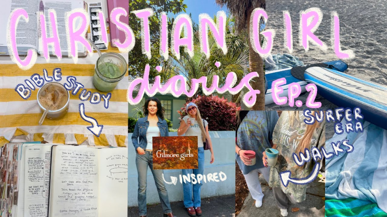 CHRISTIAN GIRL DIARIES episode 2 | gilmore girl for a day, single girl era, beach days etc.