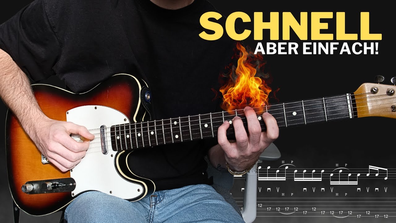 5 Shred Licks die beeindrucken | Schnell Gitarre spielen