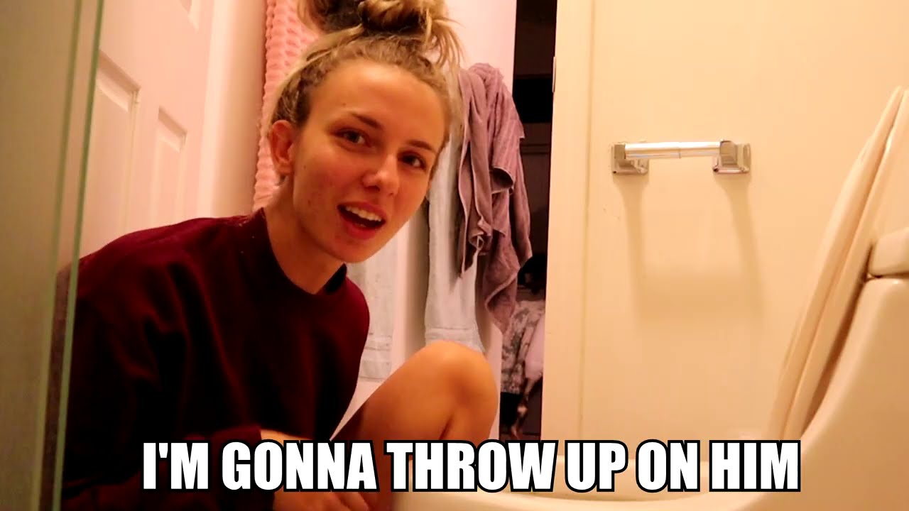 Getting Sick in the Middle Of The Night! *FIANCÉ HAS THE BEST REACTION*