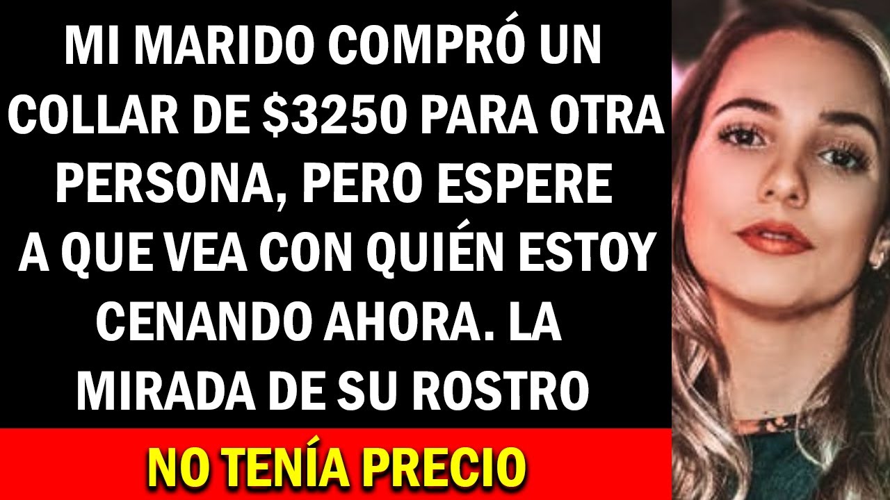 Mi esposo compró un collar de $3250 para otra persona