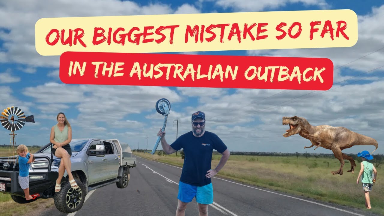 Ep.5:  Our first major mishap with the van | 5 days from coastal waters to the Queensland Outback.