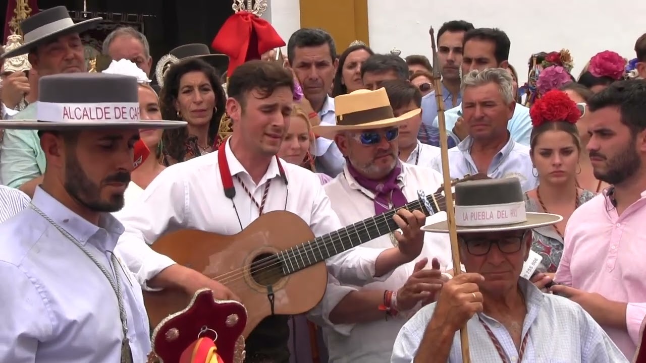 Josemari de la Puebla del Río cantando en Villamanrique - Rocío 2022