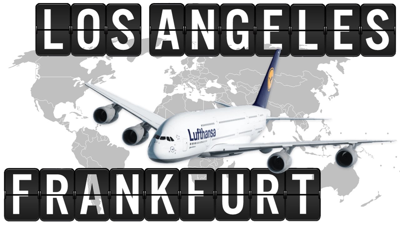 A380 Cockpit Flight Timelapse from LOS ANGELES [LAX] to FRANKFURT [FRA] 9340km