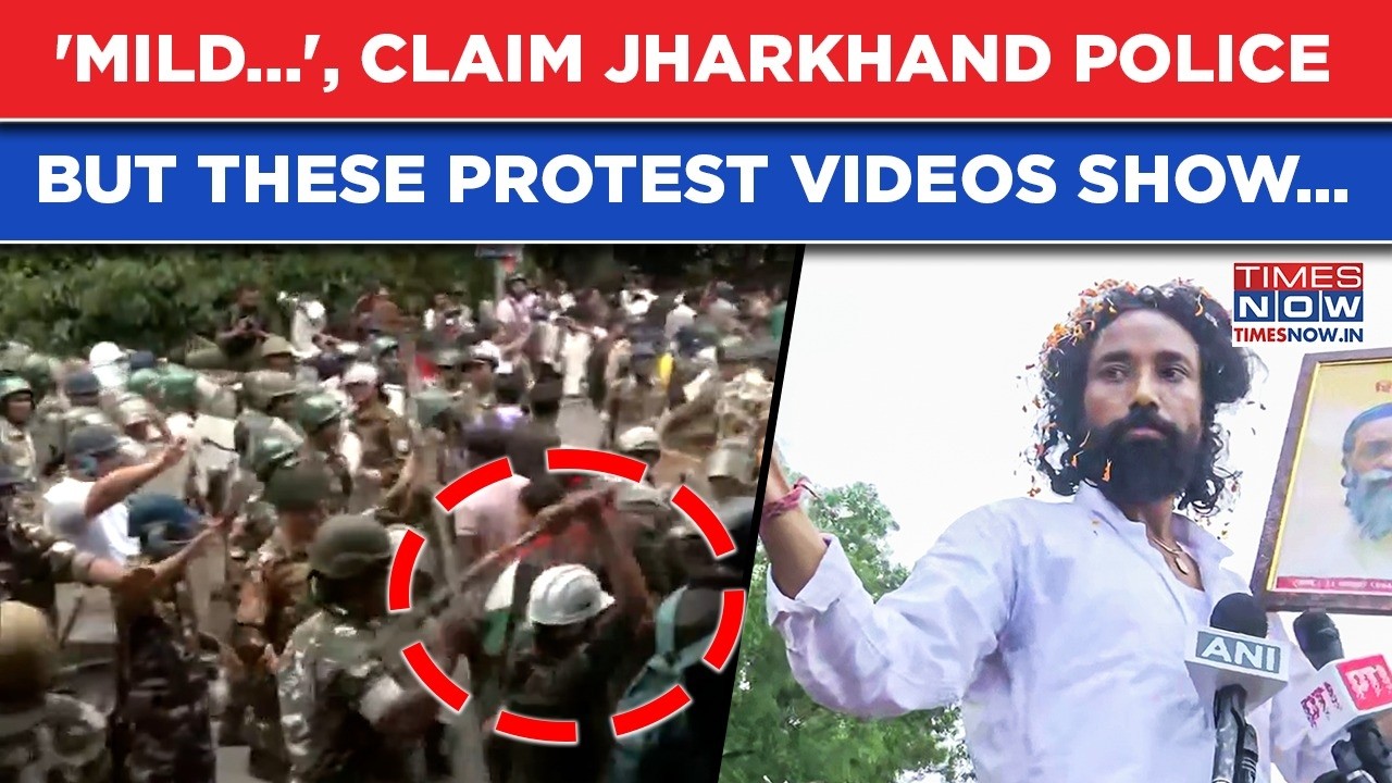 Jharkhand Police Vs Students: Soren's Cops Claim 'Mild Lathi Charge' But Ranchi Rally Videos Show...