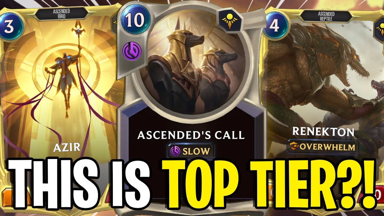 Mono Shurima is BETTER THAN EVER?! - Legends of Runeterra