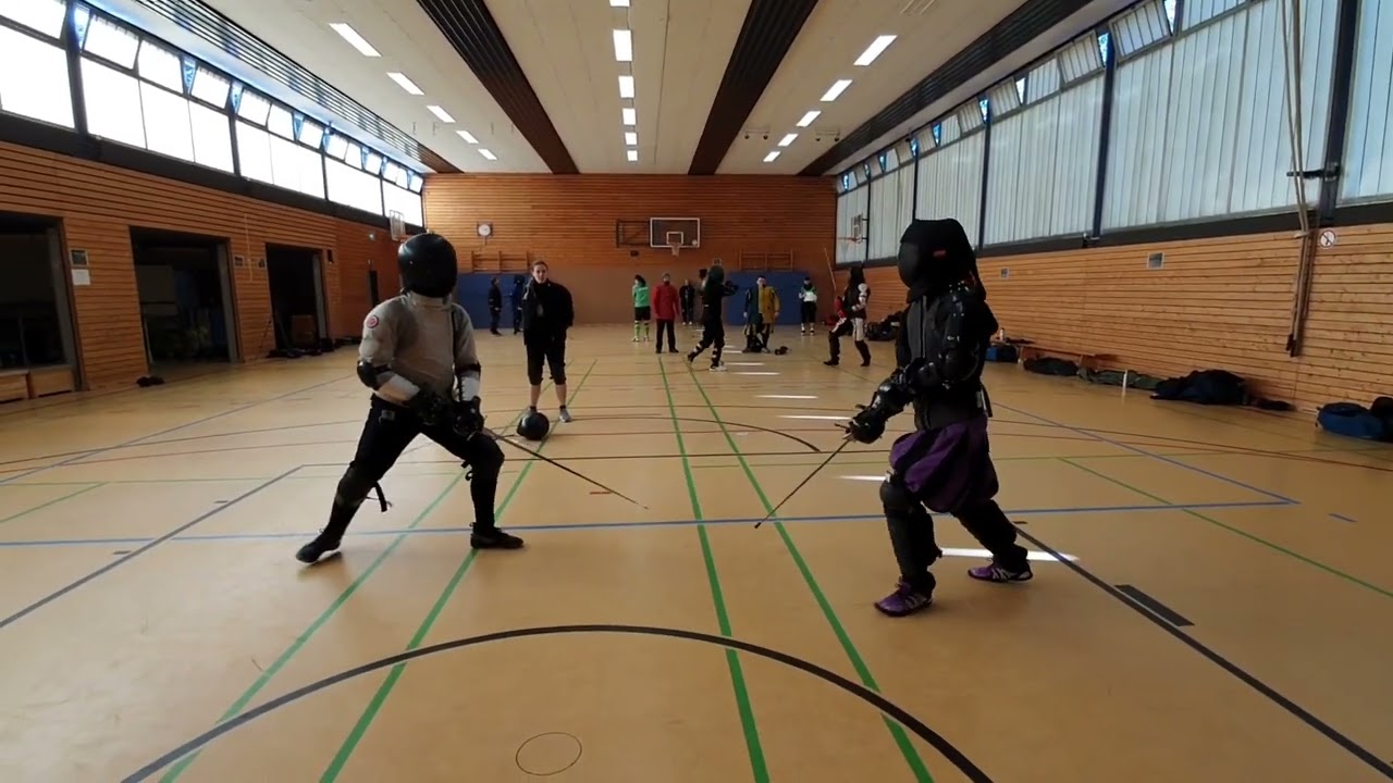 A short longsword bout between Marcello and Chris from HEMA K&ouml;ln