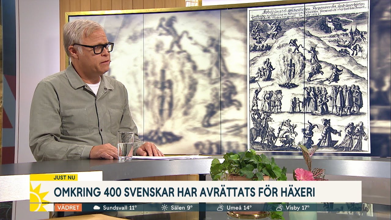 400 personer i Sverige avrättades för häxeri: ”Barn fick betalt för att ange f… - Nyhetsmorgon (TV4)