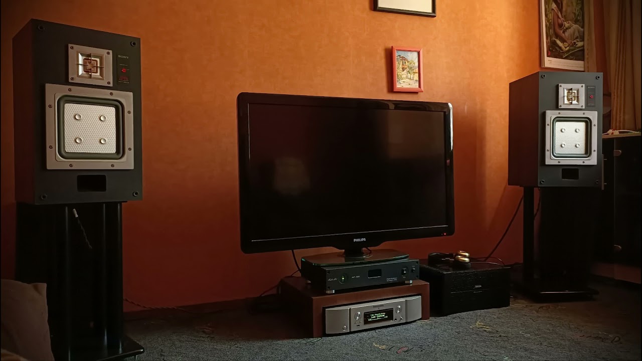 Sound demo, Sony APM-33W acoustics and Meridian 557 amplifier( Electronic Music)