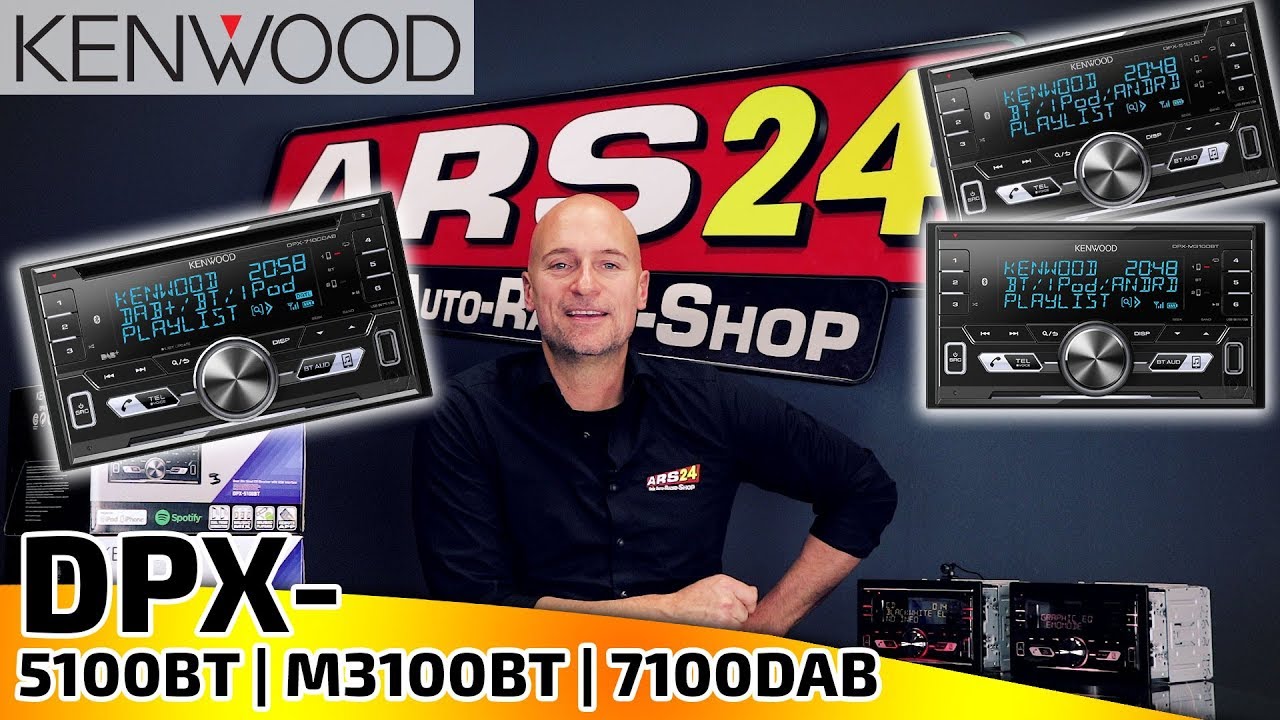 Kenwood DPX-5100BT | DPX-M3100BT | DPX-7100DAB | Autoradio-Vergleich | ARS24