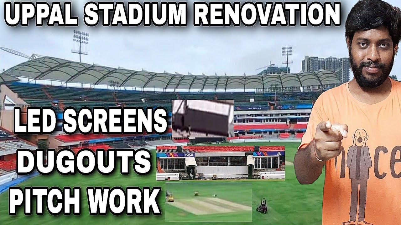 uppal stadium renovation updates | uppal stadium work | world cup 2023 uppal stadium renovation