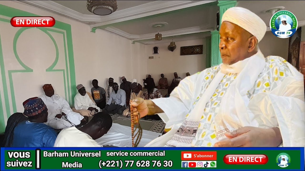 🔴Direct Liberté 6 Dakar: khadratoul joumah zawiya cheikh Baba lamine niass #BUMTV